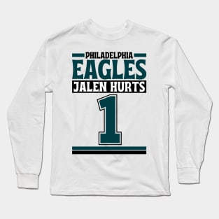 Philadelphia Eagles Jalen Hurts 1 American Football Edition 3 Long Sleeve T-Shirt